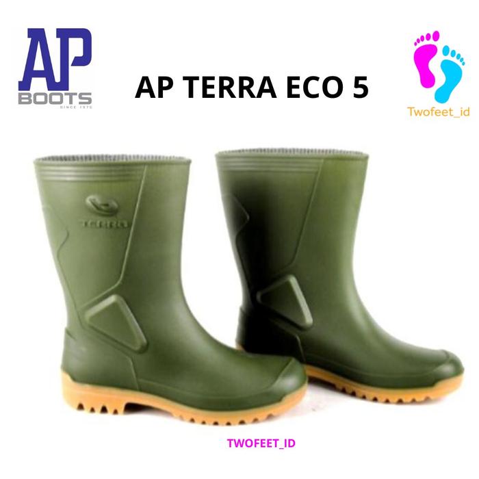 AP BOOTS TERRA5 SIZE 25-27 WARNA HIJAU / SEPATU AP BOOTS PENDEK TERRA5