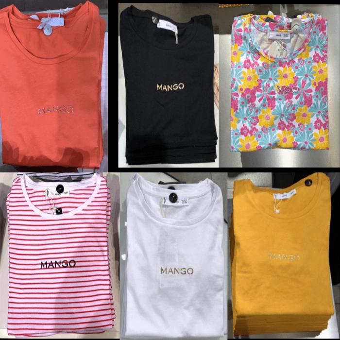 FU194 Kaos Mango Logo Tshirt Cewek Original FREE ONGKIR