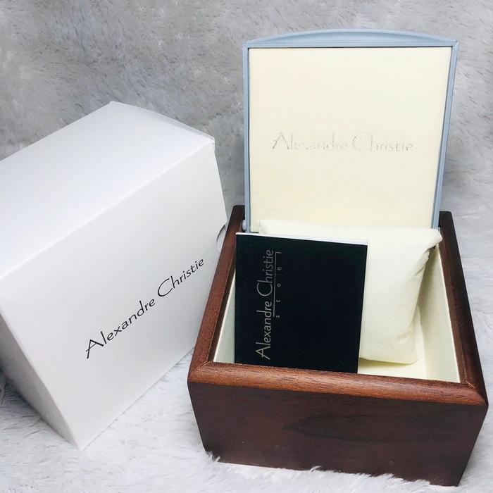 Jam Tangan Wanita Alexandre Christie Ac 8639 / Ac8639 Leather Original