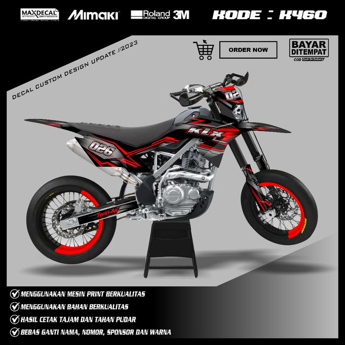 Decal Bebas Request Motor Klx Full Velg Body K460
