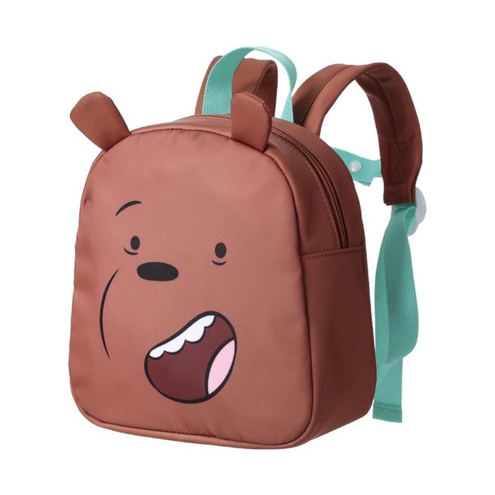Mantap Tas Ransel Miniso We Bare Bears Backpack Wbb Grizz Panda