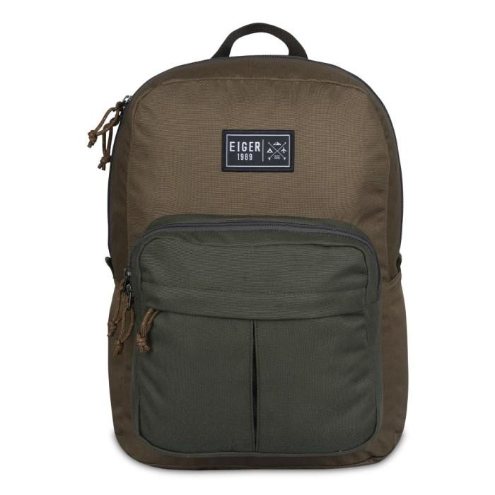 C0 p0 Eiger 1989 Caravel Base Backpack - Khaki