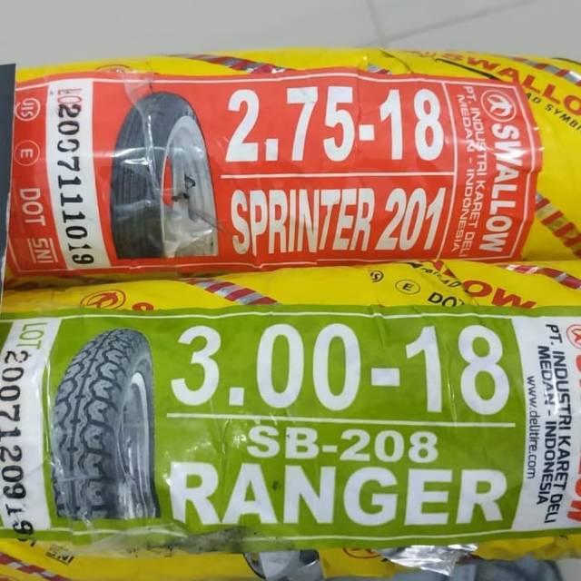 Ban Luar Cobra Lawas 1983-1989 Swallow 275-18 Lurus 300-18 Petak
