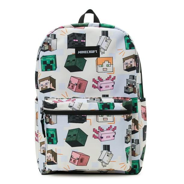 Minecraft Creeper Laptop Backpack 43cm - Multicolor