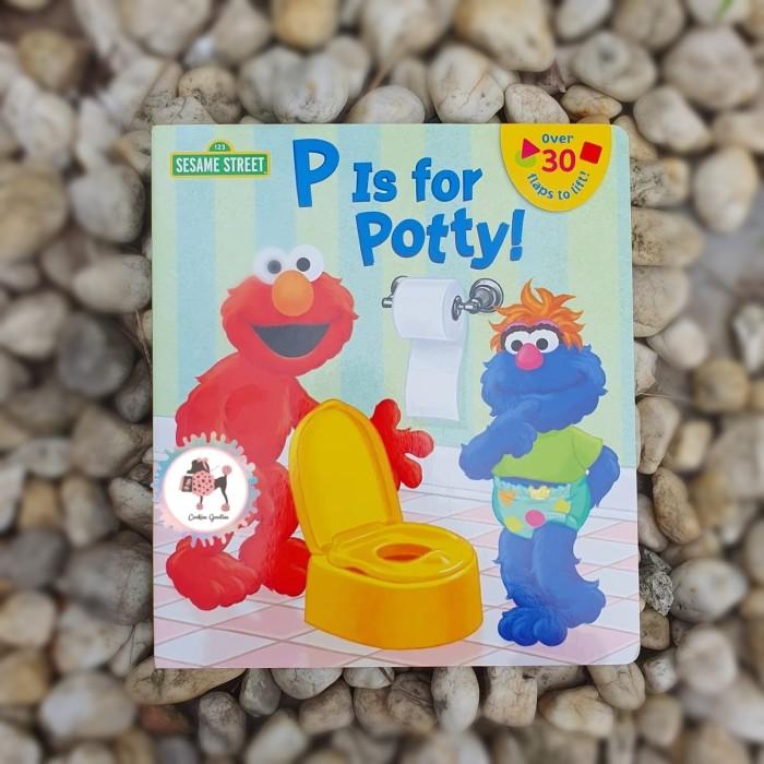 Sesame Street P is for Potty Board Book
