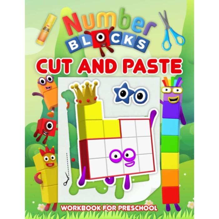 Numberblocks Cut And Paste Workbook