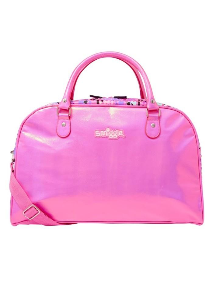 Smiggle Away Weekender Bag Pink Original - Tas Travel