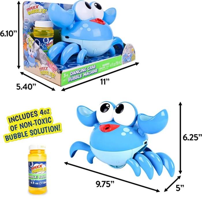 Dancing Crab Bubble Machine