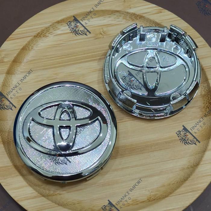 Dop Roda Velg Emblem Toyota 58mm Yaris Altis Vios Dop Roda Logo Toyota