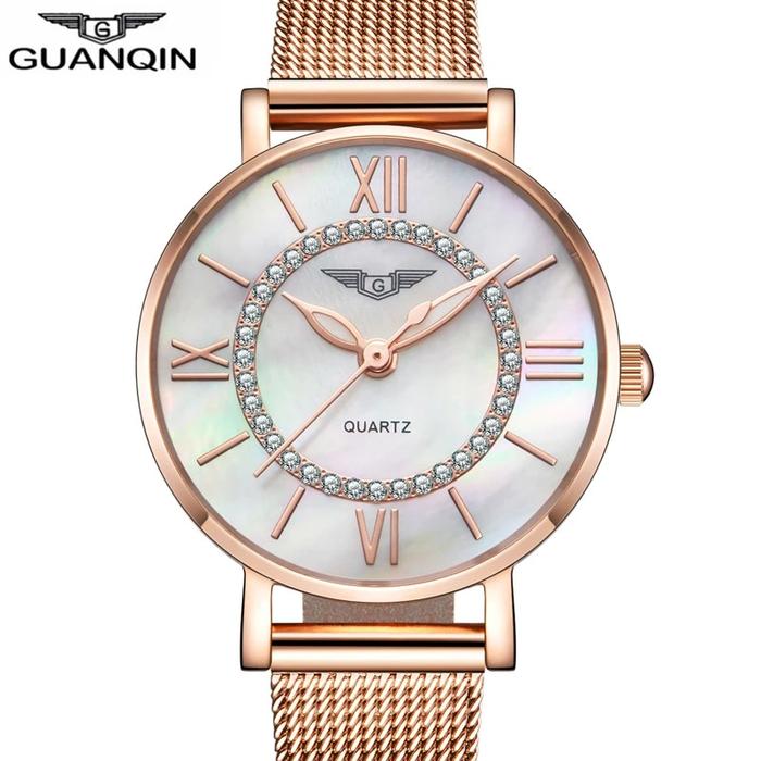 GUANQIN Merek Gaun Wanita Jam Tangan Wanita Jam Tangan Wanita Jam