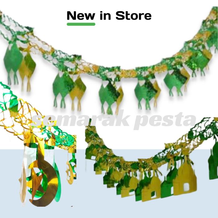 Garland Idul Fitri, Garland Bulan Ramadhan, Hiasan Ruangan Idul Fitri