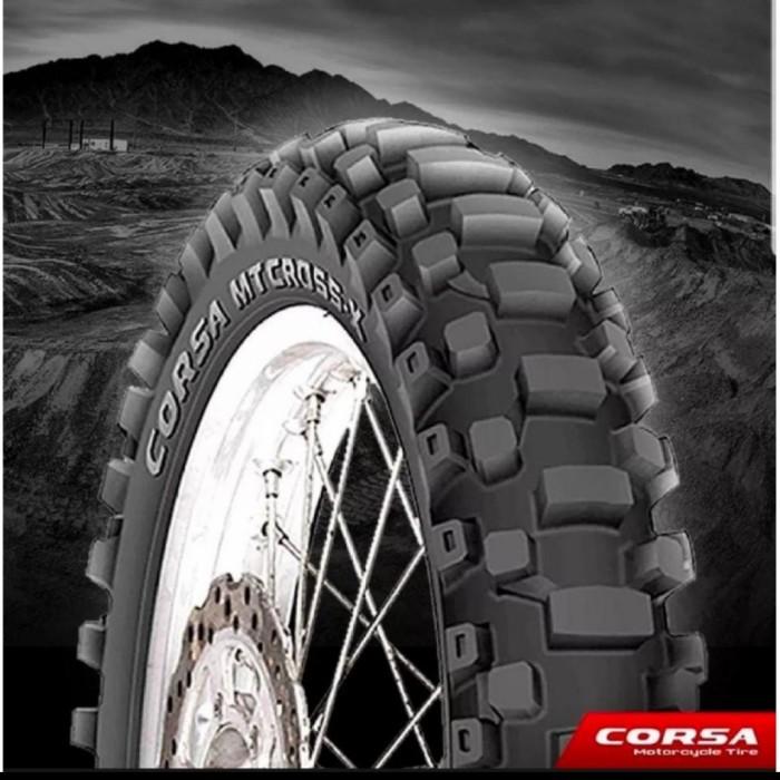bagus ban luar corsa mt cross trail 80/100-17 ring 17 tube type , 1pc