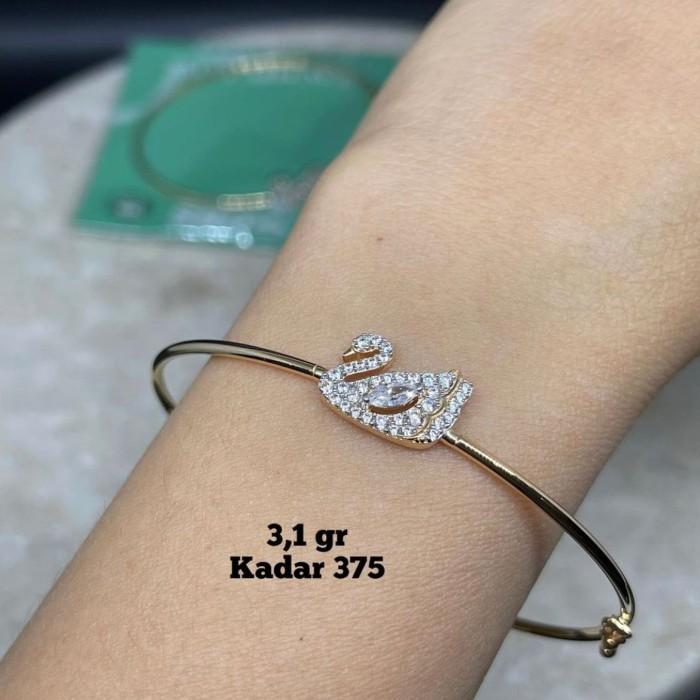GELANG ANGSA UBS GOLD EMAS ASLI KADAR 8K/375%
