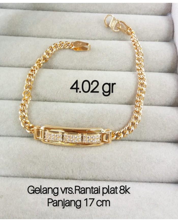 Gelang rantai ubs gold emas asli kasandra dewasa wanita kadar 375