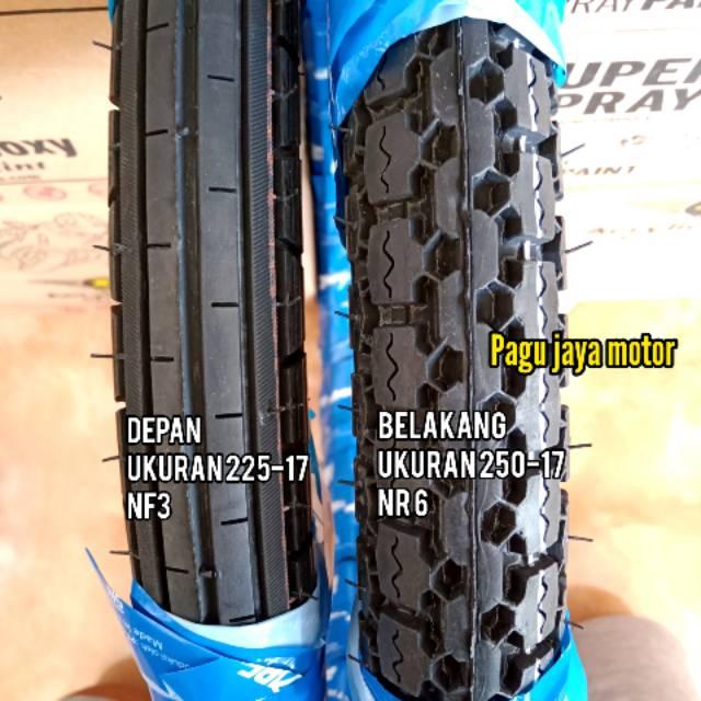 Paket ban klasik depan belakang honda c70 c700 c800 star prima grand
