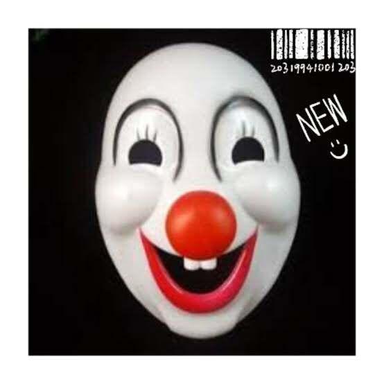 Topeng Badut Lucu, Topeng Badut Clown, Topeng Badut Hidung Merah,