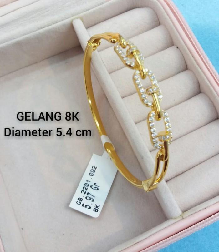 GELANG UBS GOLD BANGLE EMAS ASLI KADAR 375/8KARAT FASHION KASANDRA