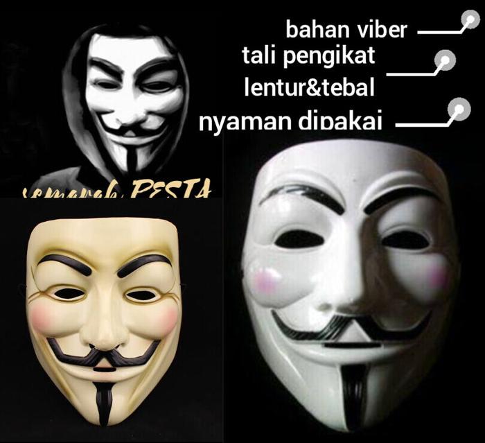 Topeng Vandeta, Topeng Anonymous, Topeng Hacker