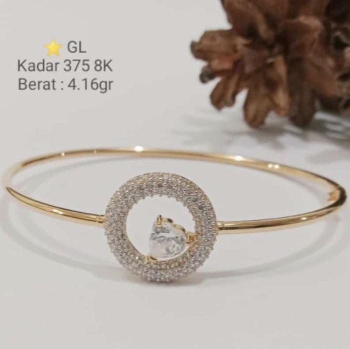 Gelang ubs gold rachel rose emas asli kadar 375/8karat