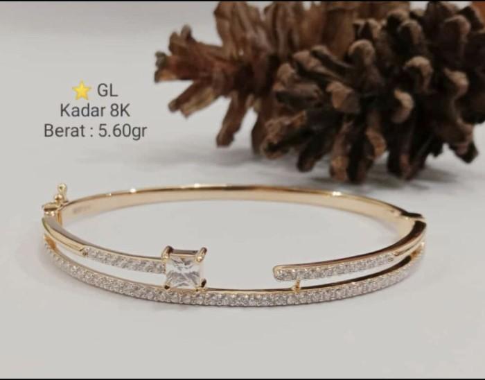 Gelang ubs bangle wanita emas asli kadar 375 kasandra 5.6 gram