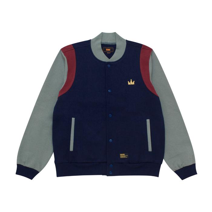 Screamous Jacket Varsity FOOJIE NAVY BLUE