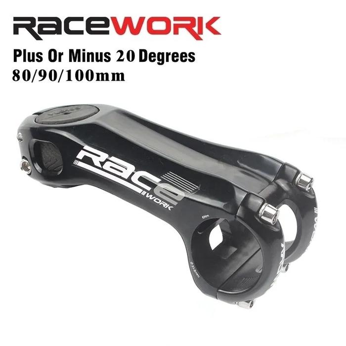 Ready Stock Racework Bike Stem Os Alloy Minus 20 Deg 80 90 100Mm -