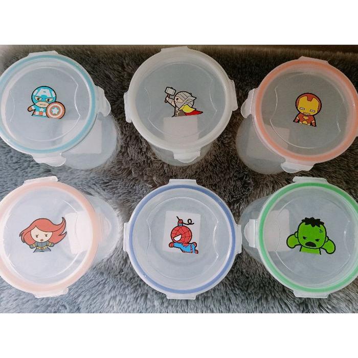 Ready Stock Miniso Kotak Makan/Toples Marvel
