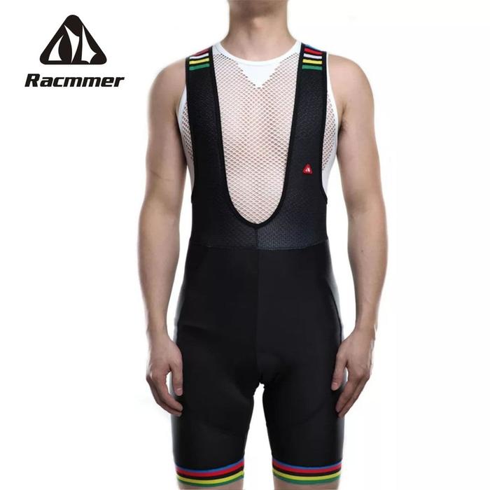 Ready Stock Celana Bib Pendek Racmmer Hitam Uci - Cycling Pants Bib