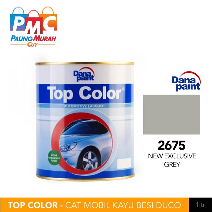 Top Color 2675 New Exclusive Grey - Cat Mobil Kayu Besi Duco