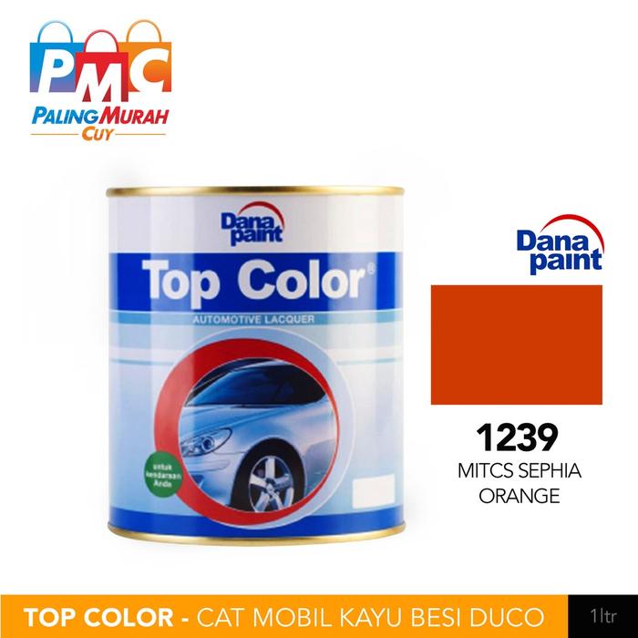 Top Color 1239 - Mits Sephia Orange - Cat Mobil Kayu Besi Duco