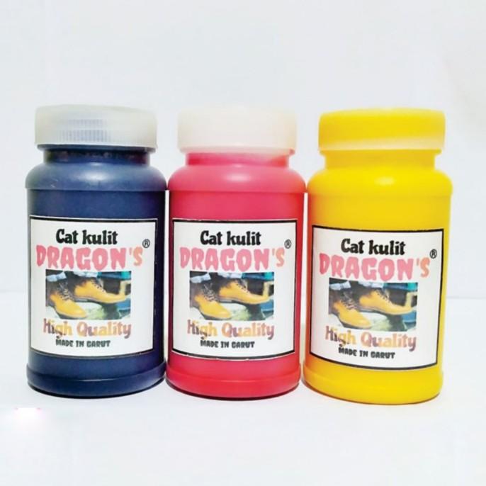 Cat Kulit Sepatu Jaket Tas Sofa Dompet Topi Cat Kulit Dragon isi 500Ml