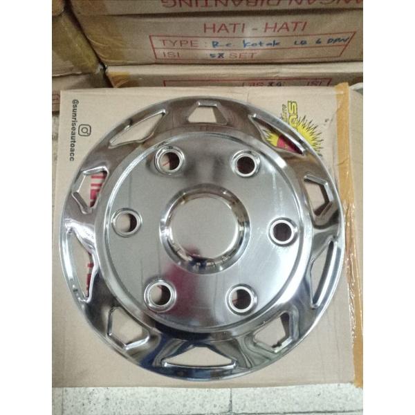 Dop Roda Truck/Bus Ring 16 Lobang 6 Depan Aja Model Bintang/Segitiga
