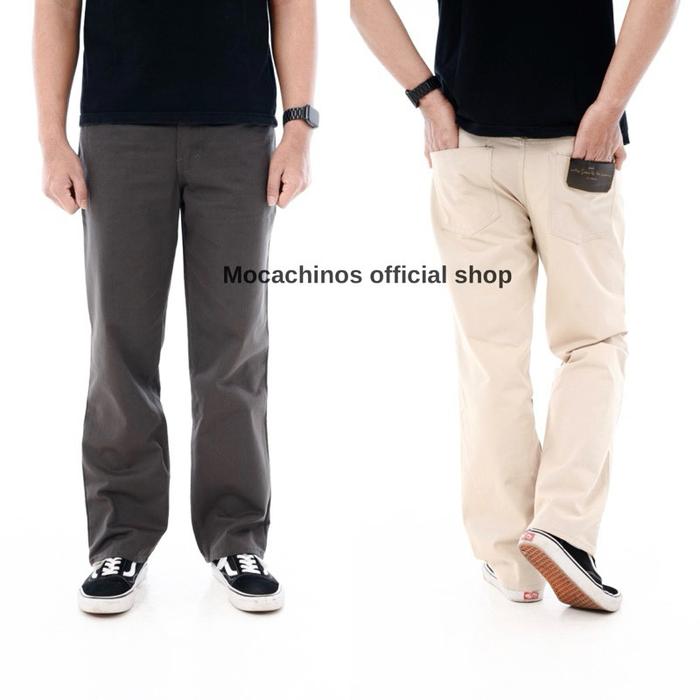 NX501 Celana Chino Standar Reguler Straight Fit Panjang Pria Celana