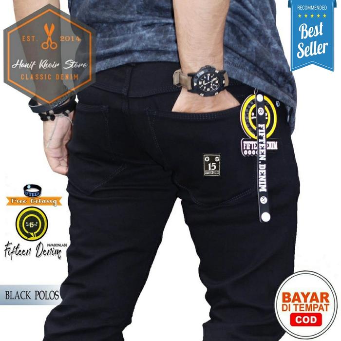 DO372 FIFTEEN DENIM celana jeans panjang skinny semi slimfit FIFTEEN