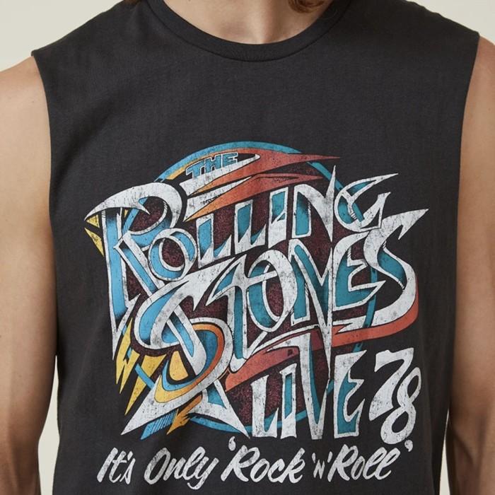 THSIRT ORIGINAL OFFICIAL MERCH ROLLING STONES ROLLINGSTONES SLEEVELESS
