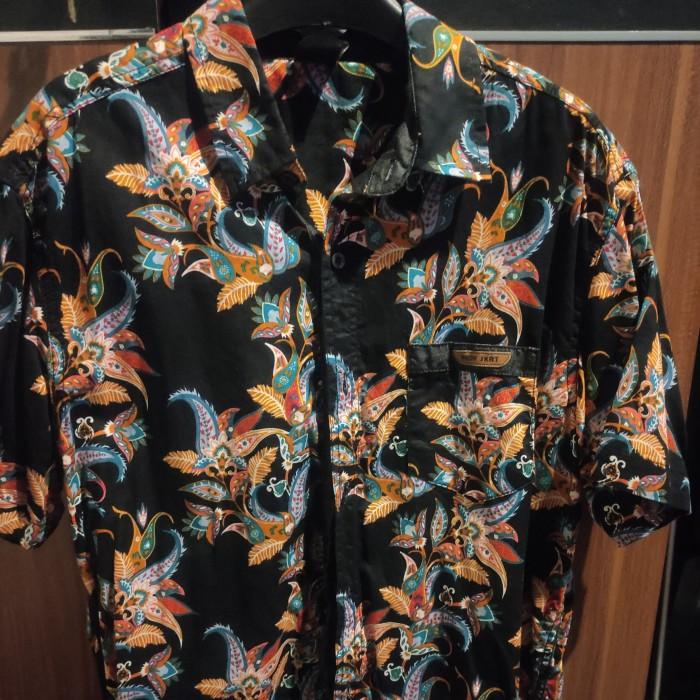 Original Baju Batik Friday Jakarta Kemeja Pantai Hawaiian Shirt Size L