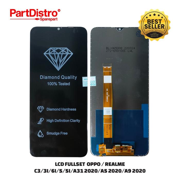 LCD TOUCHCREEN OPPO A31 2020 / A5 2020 / A9 2020 / REALME 5 / REALME