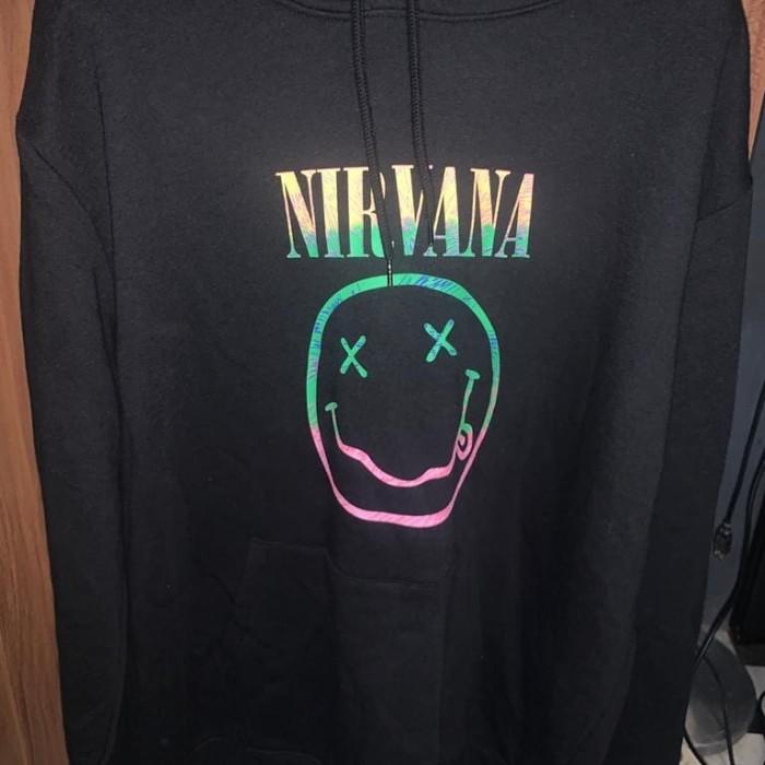 Original Jaket Nirvana Hoodie Jumper Official Merchandise Size XL