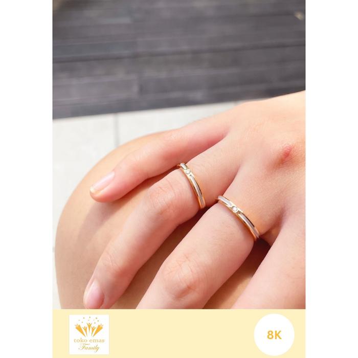 Cincin Emas 375 Wedding/Couple Ring 1 - 5 gram-an (SATUAN)