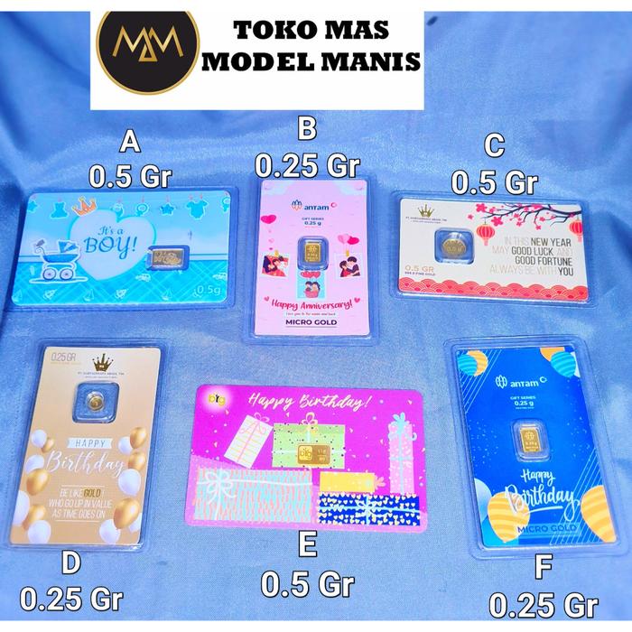 Mini gold Logam Mulia gift series