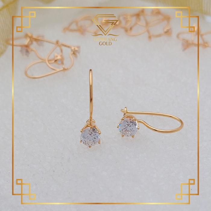 ANTING EMAS DESI KADAR 375 (8K) LUCU & UNIK BUKAN LAPIS EMAS ANTING