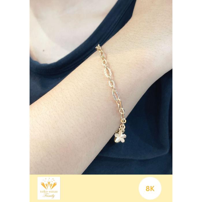 Gelang emas Kadar 375 (8K) VARIASI berat 2 - 5 gram an