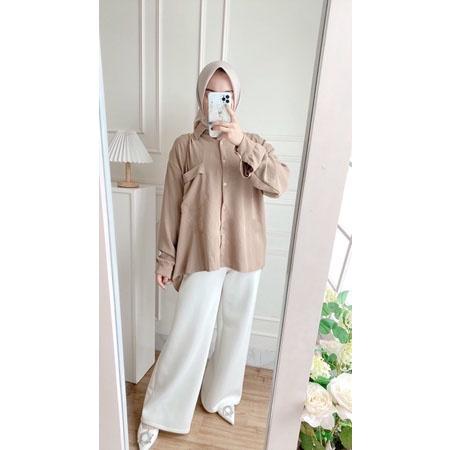 Produk DIANA TOP BLOUSE // DOLVA KEMEJA CRINCLE POCKET WANITA Barang