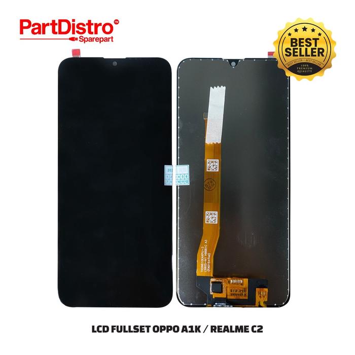 LCD TOUCHCREEN OPPO A1K / REALME C2 BLACK
