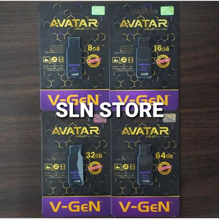 d| usb 8gb 16gb 32gb 64gb v-gen avatar 2.0 flashdisk vgen flash disk