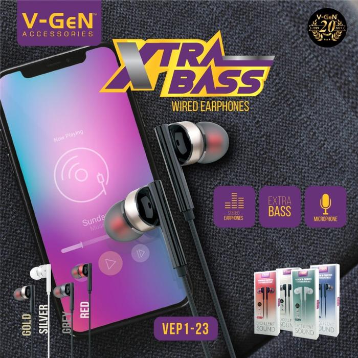 d| headset stereo v-gen extra bass earphone handsfree maestro high