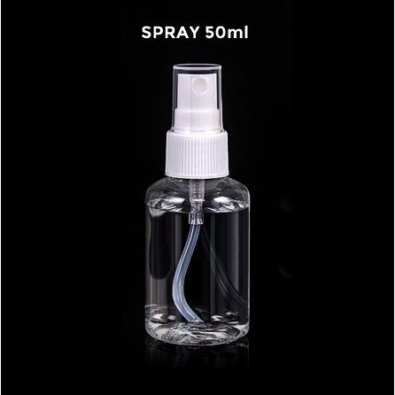 d| botol fliptop botol spray botol pump plastik transparan 30ml 50ml