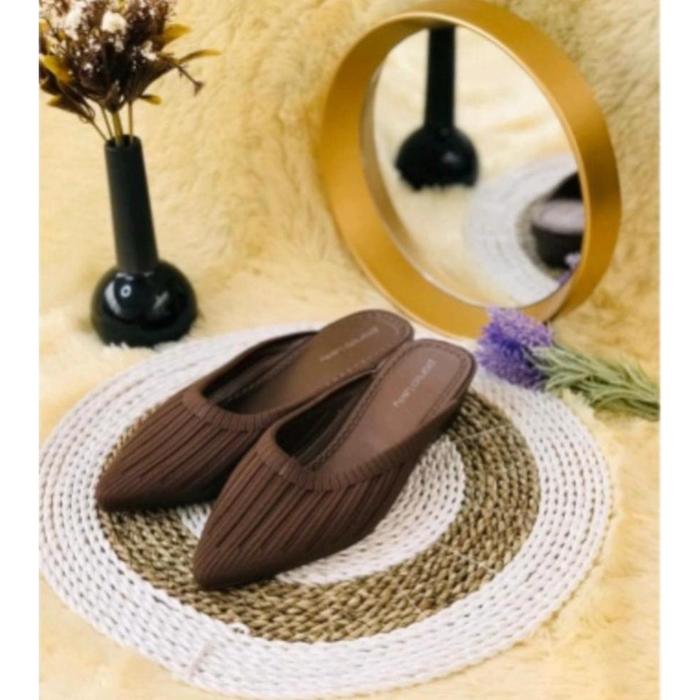 d| sepatu porto dta slop jinjit wanita / sepatu sandal slop jinjit