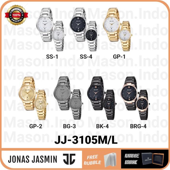 Jam Tangan Jonas Jasmin Couple Wanita Analog JJ-3105L Original Garansi