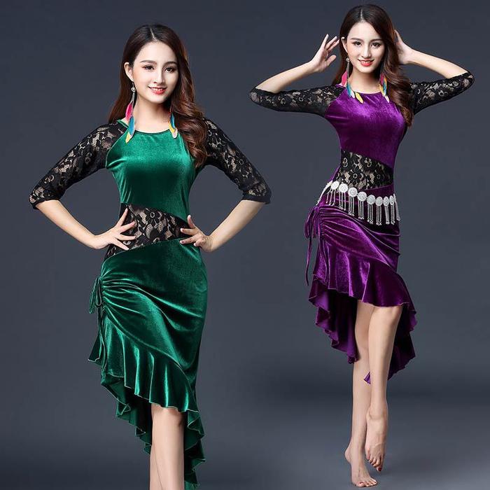 terlaris new Dansa Latin Kostum Wanita dewasa dansa Latin Pakai dansa